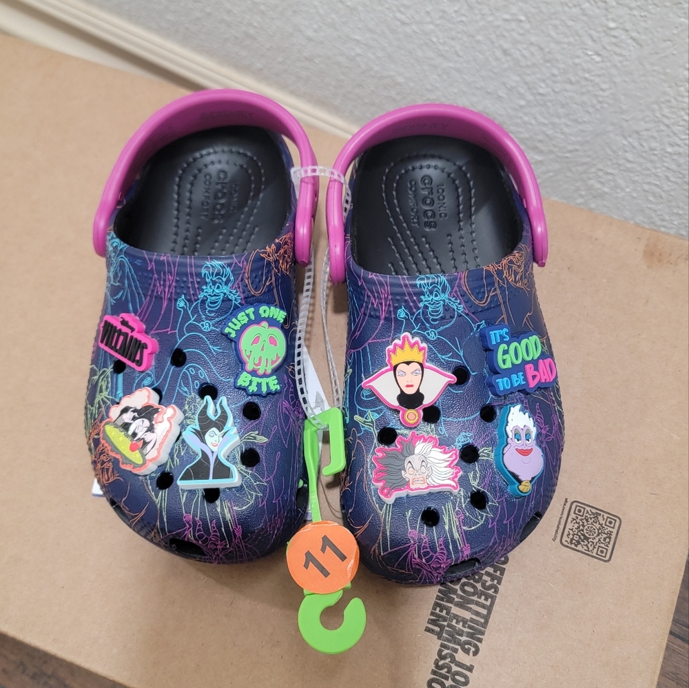 DISNEY KIDS CROCS limited edition Villians